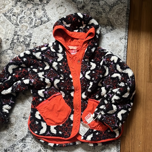 NWOT Free People Movement jacquard sherpa jacket - Picture 5 of 7